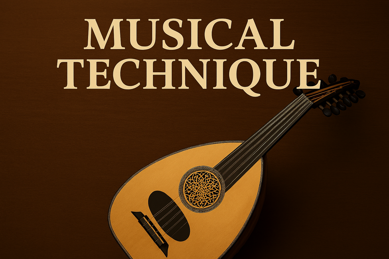 Demonstrate Techniques for Playing Oud 1 - 2nd opening