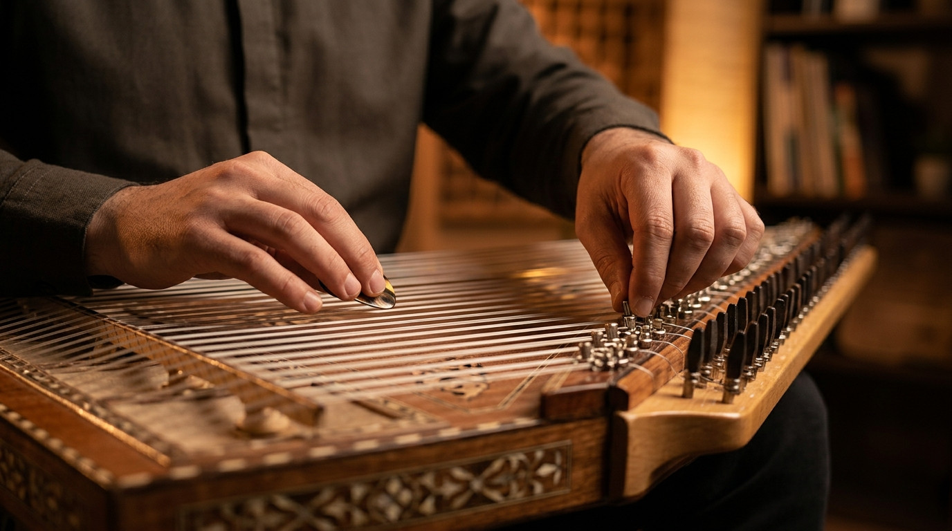 5- Demonstrate Techniques for Playing Qanun 1 (3rd opening)