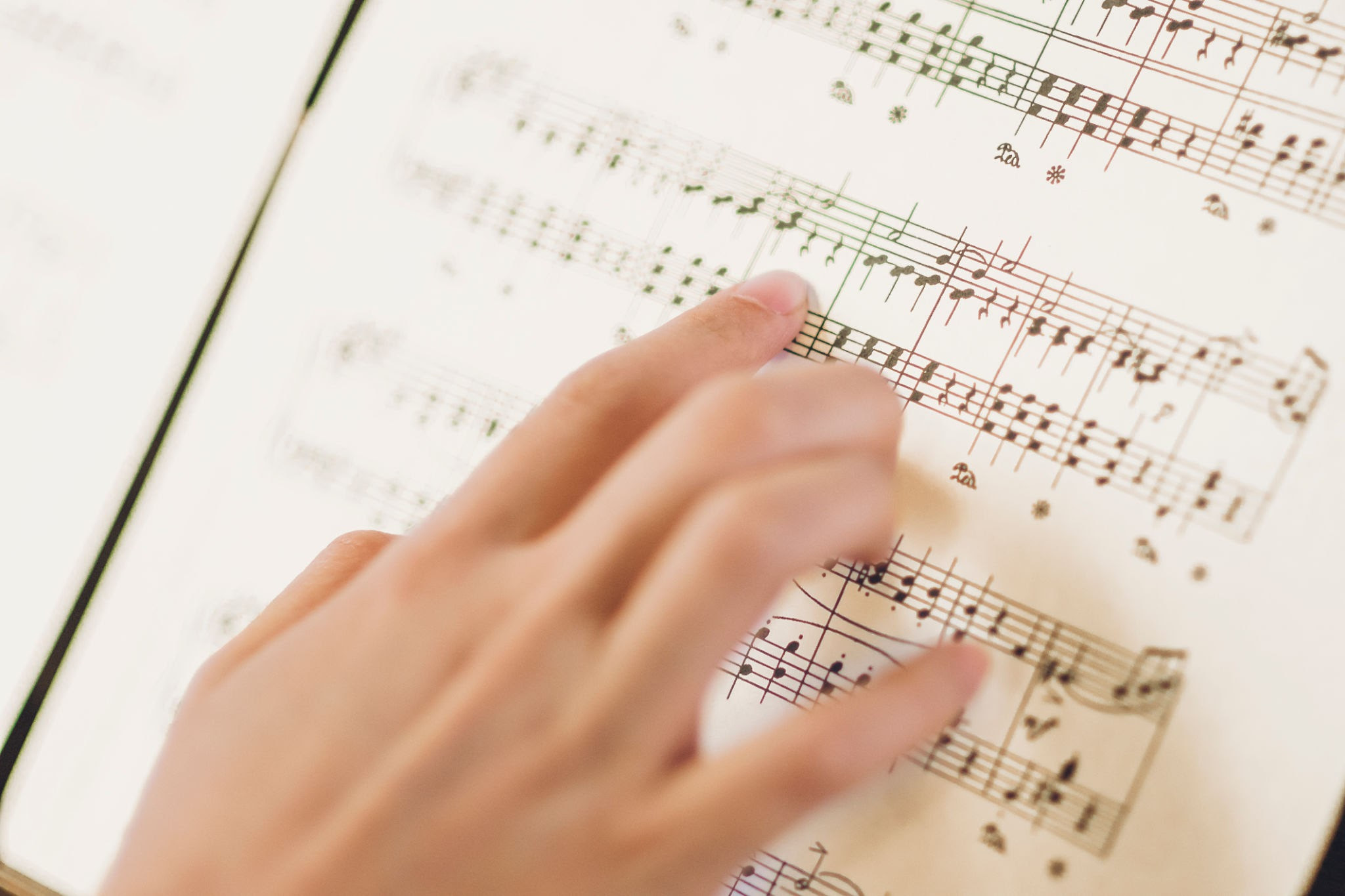 Demonstrate Note Sight reading for Qanun (1st opening)