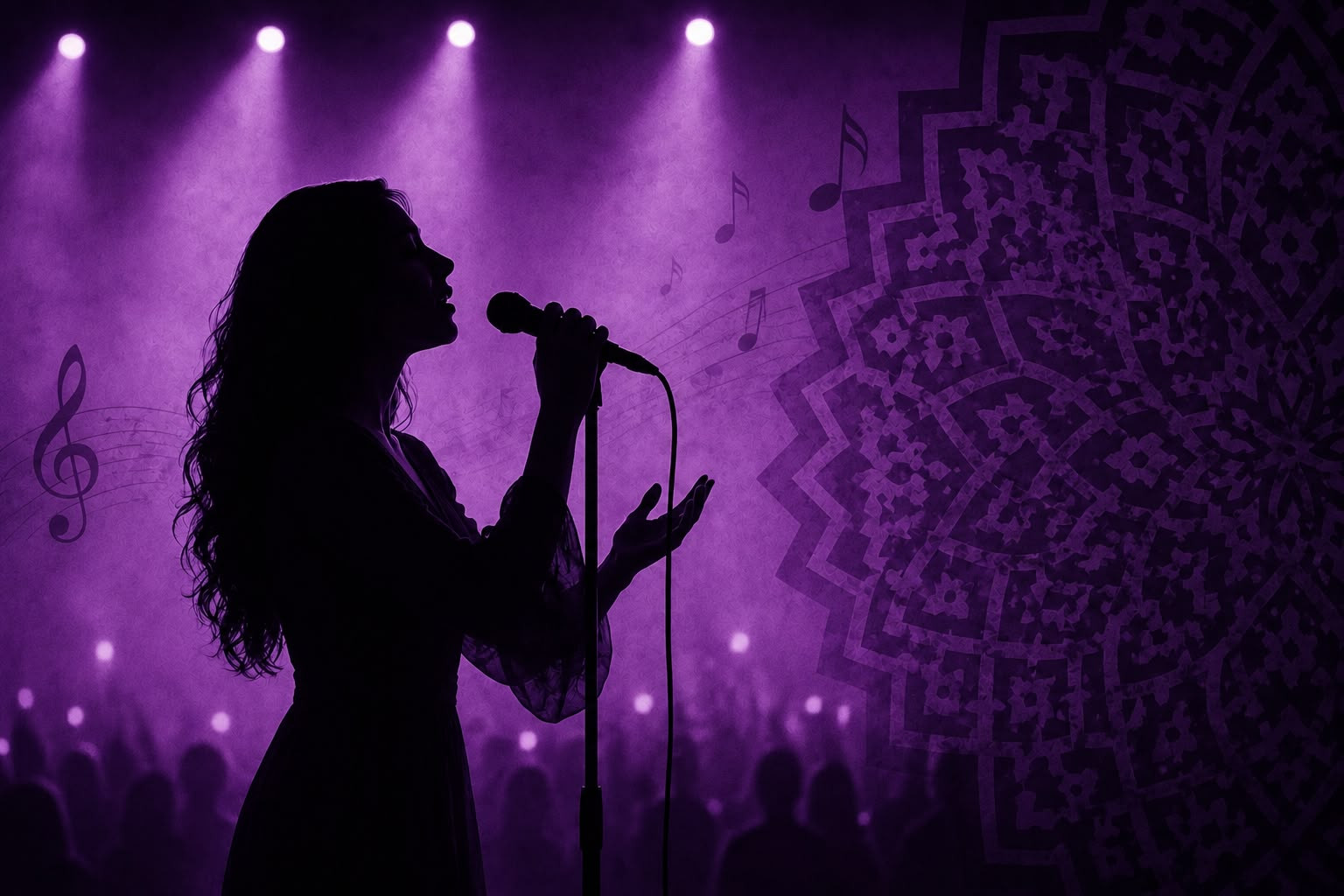 Demonstrate Vocal Techniques for Eastern Arabic Singing 2 (1st opening)