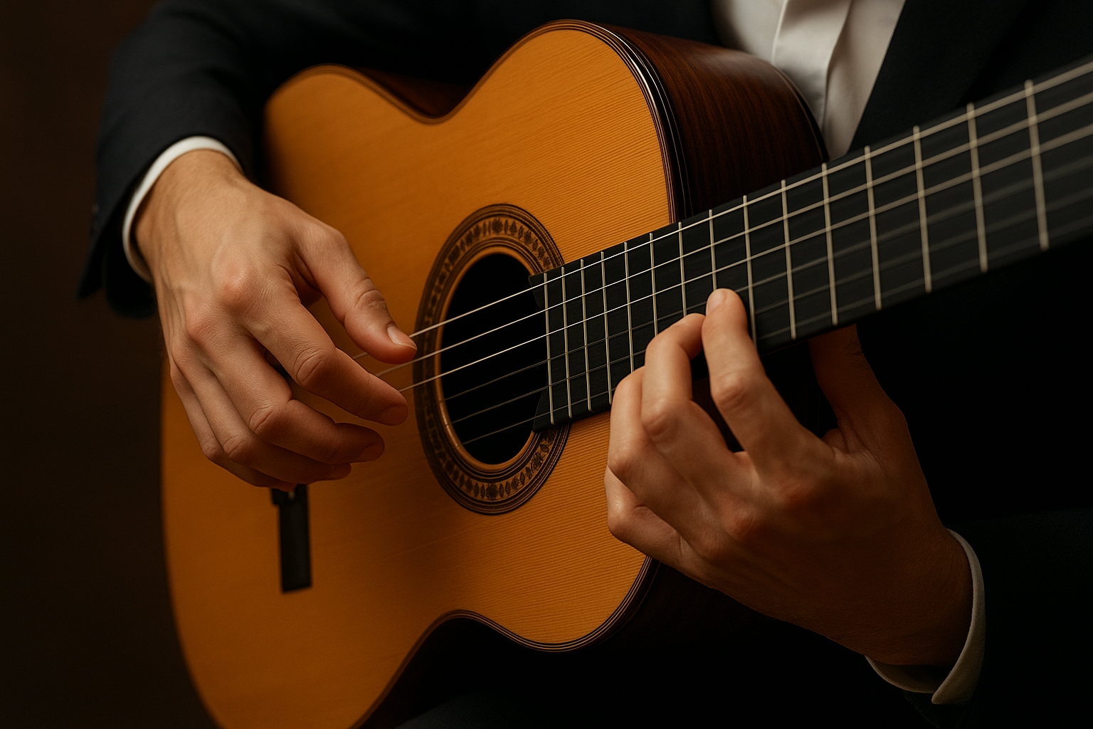 Demonstrate Techniques for Playing Guitar 1